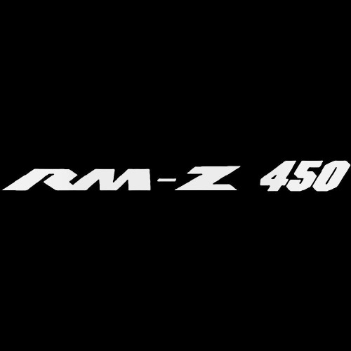 Suzuki Rmz 450 Decal Sticker