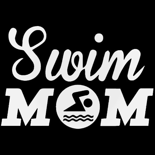 Swim Mom Vinyl Decal Sticker