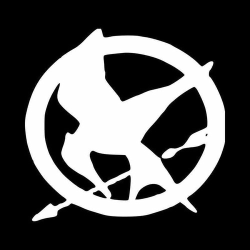 The Hunger Games Mockingjay Logo Vinyl Decal Sticker