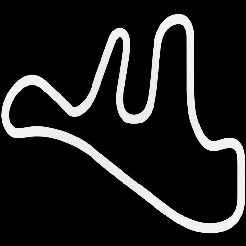 Thompson Motorpeedway Long Vinyl Decal Sticker