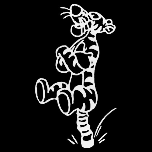 Tigger Style 2 Decal Sticker