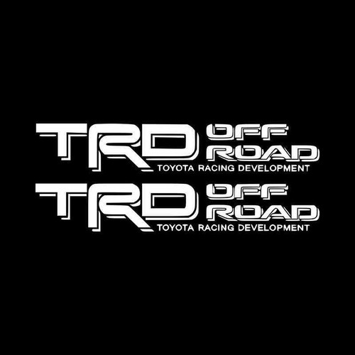 Toyota Trd Off Road Bedside Vinyl Decal Sticker
