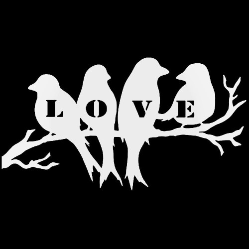 Birds Love 3 Sticker