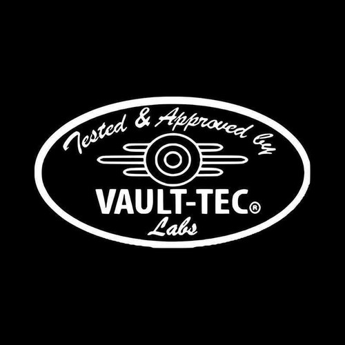Vault Tec Logo Vinyl Decal Sticker