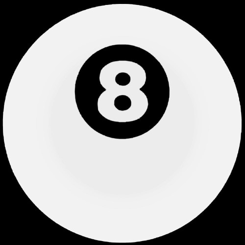 Black 8 Ball 1 Decal Sticker