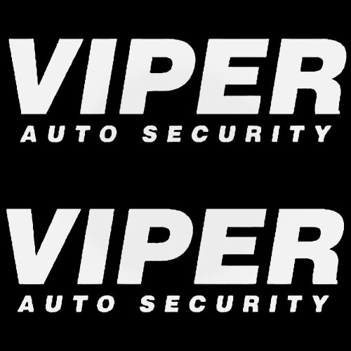 Viper Auto Security Decal Sticker