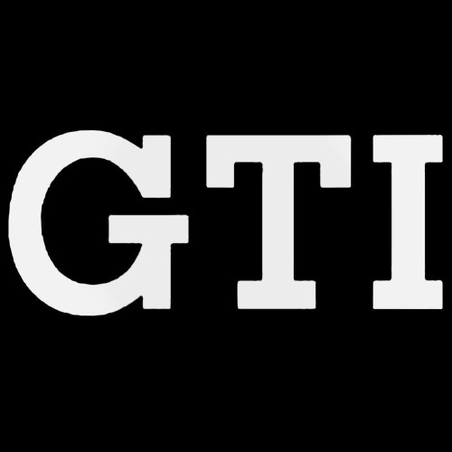 Volkswagen Gti Vintage Decal Sticker