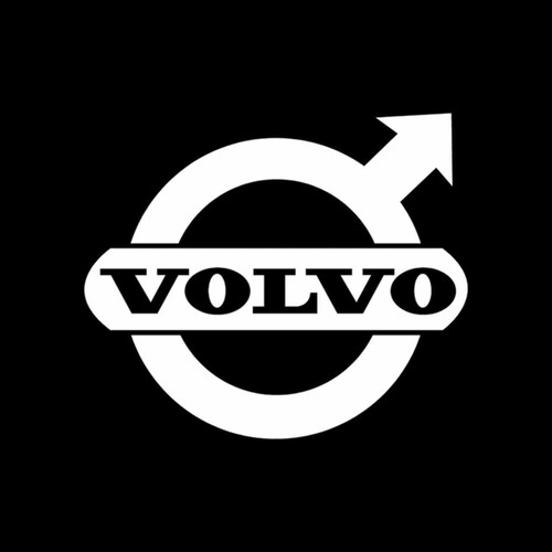 Volvo Old Plein Vinyl Decal Sticker