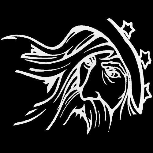 Wizard Vinyl Decal Sticker