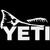 Yeti Redfish Fishing Vinyl Decal Sticker