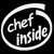Chef Inside Decal Sticker