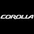 Corolla Logo Vector Aftermarket Decal Sticker