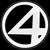 Fantastic Four Logo Decal Sticker