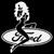 Ford Sexy Girl Logo Decal Sticker
