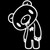 Gloomy Bear Vinyl Decal