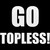 Go Topless Vinyl Decal Sticker