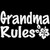 Grandma Rules Sticker