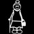 Grandma Stick Figure 4 Sticker