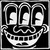 Alien Workshop Haring Tv Face Skateboard Decal Sticker