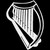 Harp B Decal Sticker