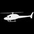 Helicopter Vinyl Decal Sticker