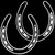 Horseshoes Horse Vinyl Decal Sticker