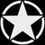 Jeep Willys Star Decal Sticker