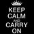 Keep Calm And Carry On Decal Sticker