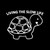 Living Slow Life Turtle Vinyl Decal Sticker