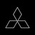 Mitsubishi Logo Contour Vinyl Decal Sticker
