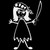 Mom Pirate Stick Figure Vinyl Decal Sticker