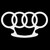 Audi Boksbeugel Decal Sticker