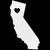 Norcal Love Northern Califonia Ca Love Heart Vinyl Decal Sticker