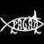 Pagan Fish Witch Decal Sticker