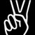 Peace Hand Sign Vinyl Decal Sticker