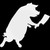 Pig Butcher Knife Decal Sticker