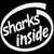 Sharks Inside Decal Sticker