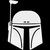 Star Wars Boba Fett Helmet Decal Sticker