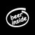 Beer Inside Sticker