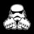 Storm Trooper Dark Side Vinyl Decal Sticker