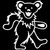 The Grateful Dead Dancing Bear Band Decal Sticker