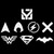 The Justice League Set Decal Sticker
