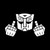 Transformers Autobot Middle Finger Vinyl Decal Sticker