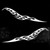Two Mirrored Flames 5 Decal Sticker