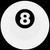 Black 8 Ball 1 Decal Sticker