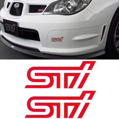 2x Subaru Impreza WRX STI Emblem Logo Decal Set Sticker