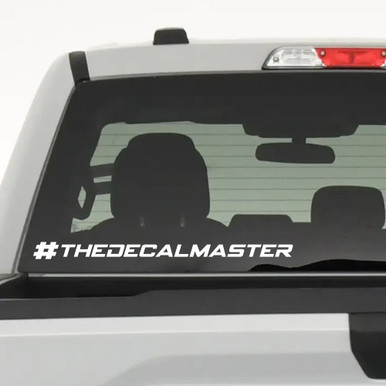 Custom Social Media Hashtag for Trends/Topic/Username Stickers Decals