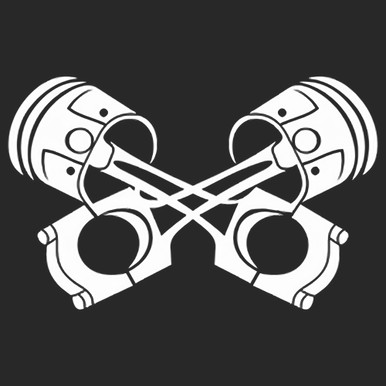 JDM Pistons Vinyl Decal Sticker - The Decal Master - Premium Decal ...