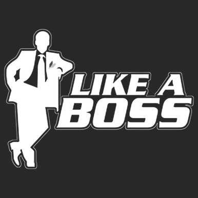 Da Boss Sticker JDM LIKE A BOSS Vinyl Decal Sticker - The Decal Master - Premium Decal ...