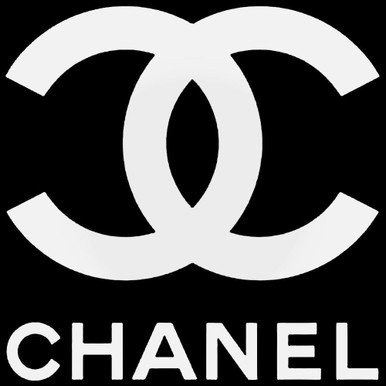 chanel logo sticker